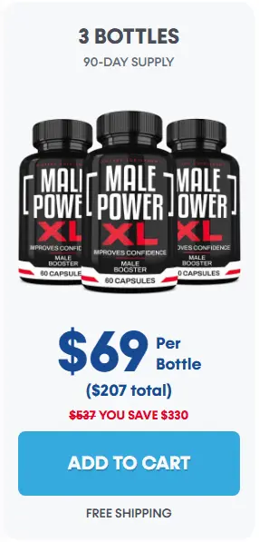 Male Power XL 3 Bottles